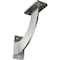Ekena Millwork Bradford Steel Bracket, Stainless Steel 2"W x 7"D x 7"H BKTM02X07X07BRSS - alternate 1